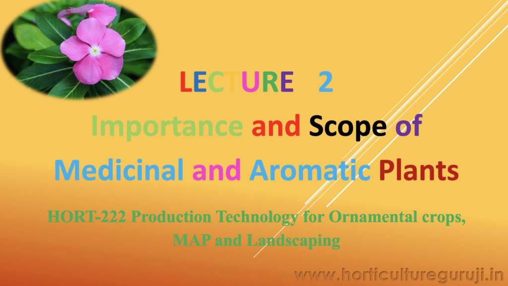Importance and Future prospects of MAPs PPT